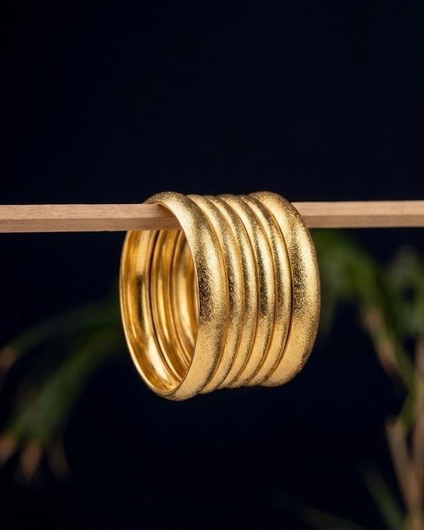 The Signature Gold Bangles