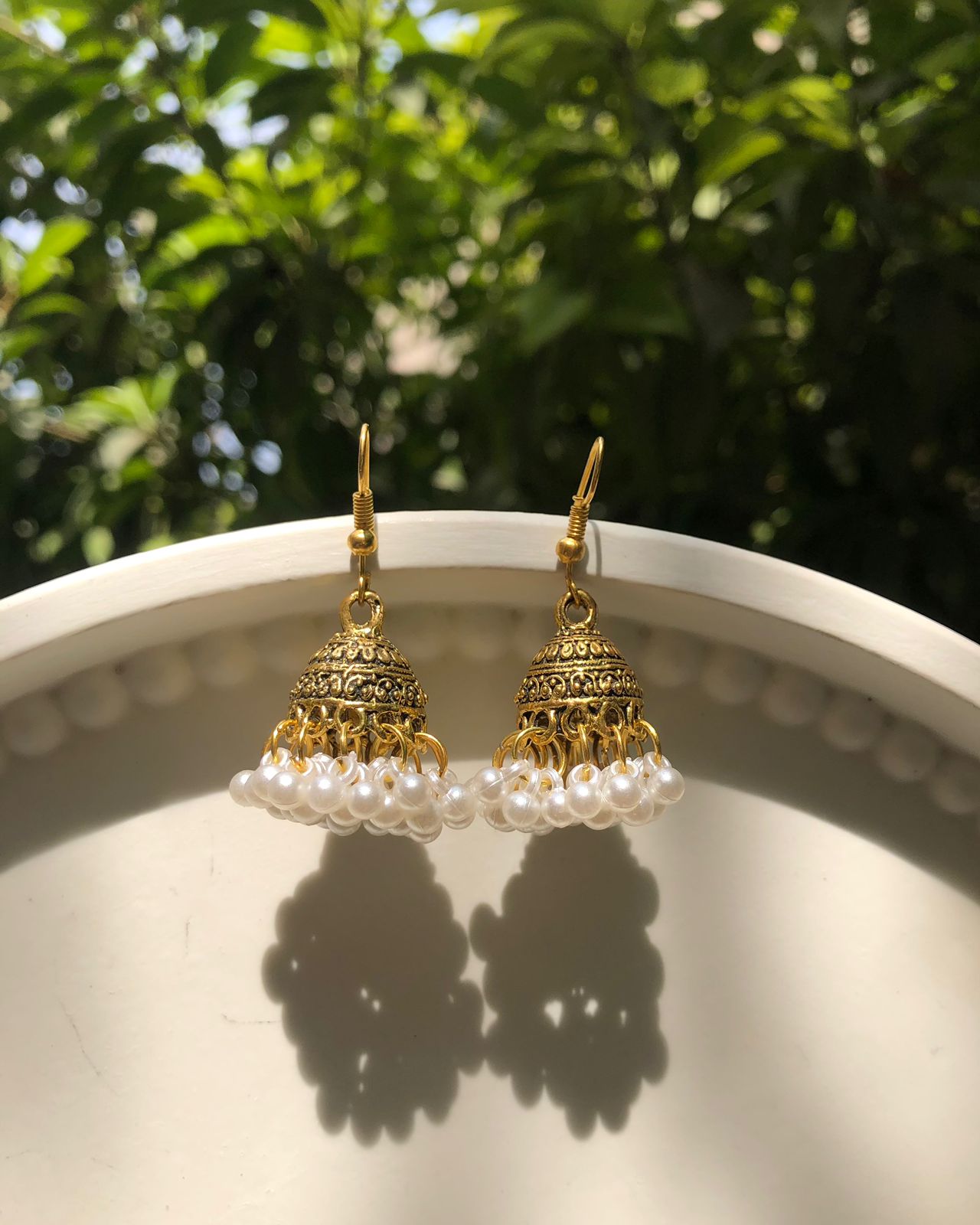 Zebzar Royal Pearl Jhumki