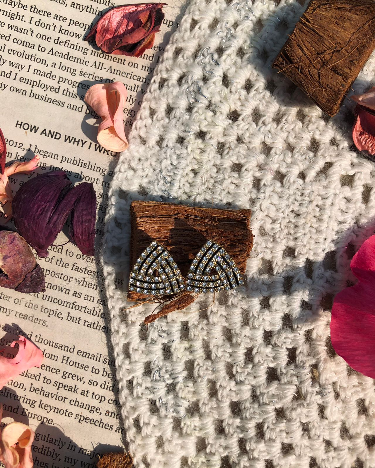 Zebzar Celeste Crystal Studs