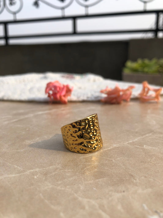 ZEBZAR Molten Cuff Ring