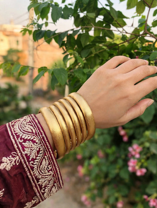 The Signature Gold Bangles