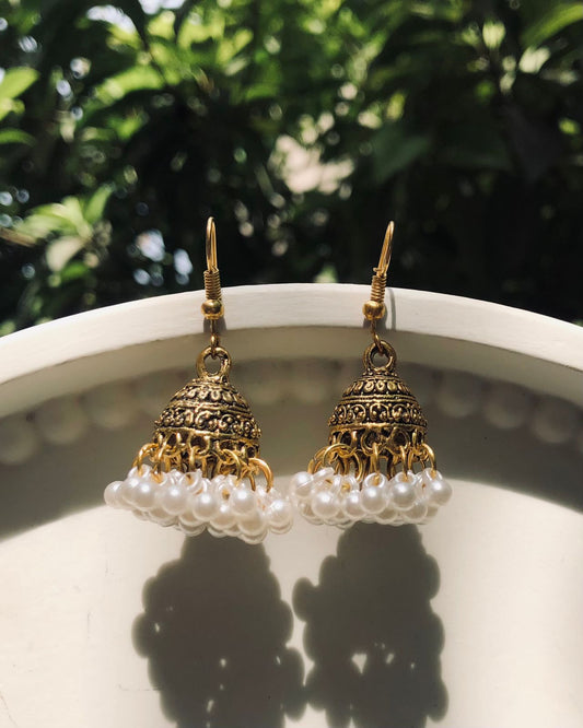 Zebzar Royal Pearl Jhumki