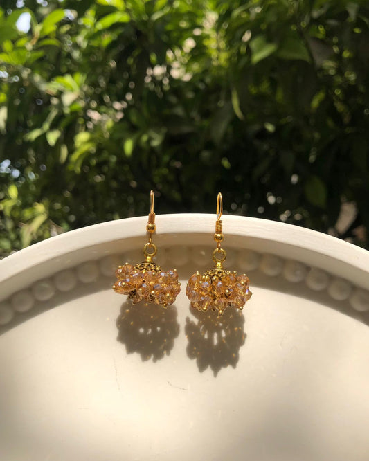 Zebzar Crystal Bloom Jhumki