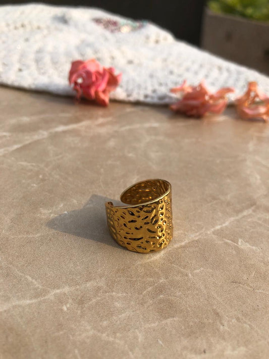 ZEBZAR Molten Cuff Ring
