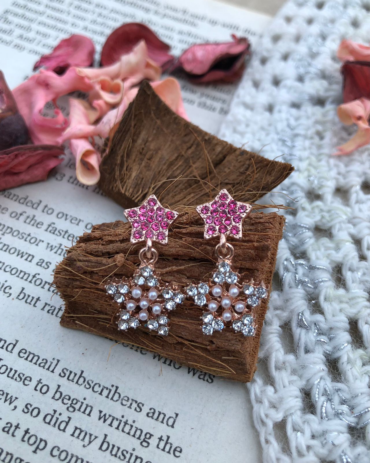 Zebzar Star Drop Earings