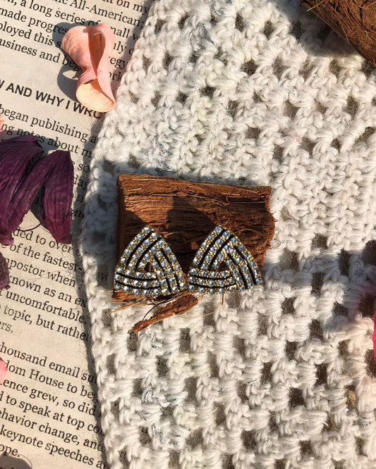 Zebzar Celeste Crystal Studs