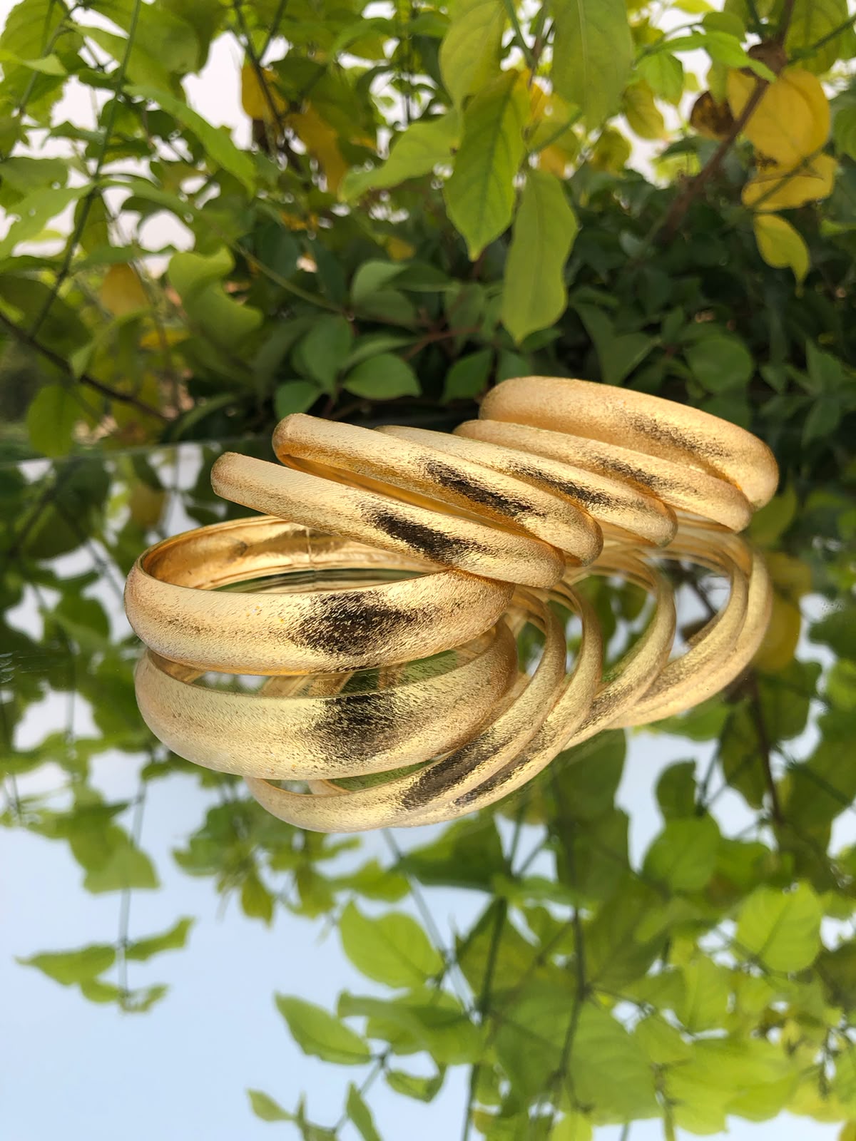 The Signature Gold Bangles