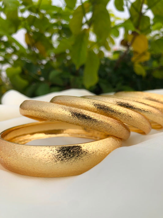 The Signature Gold Bangles