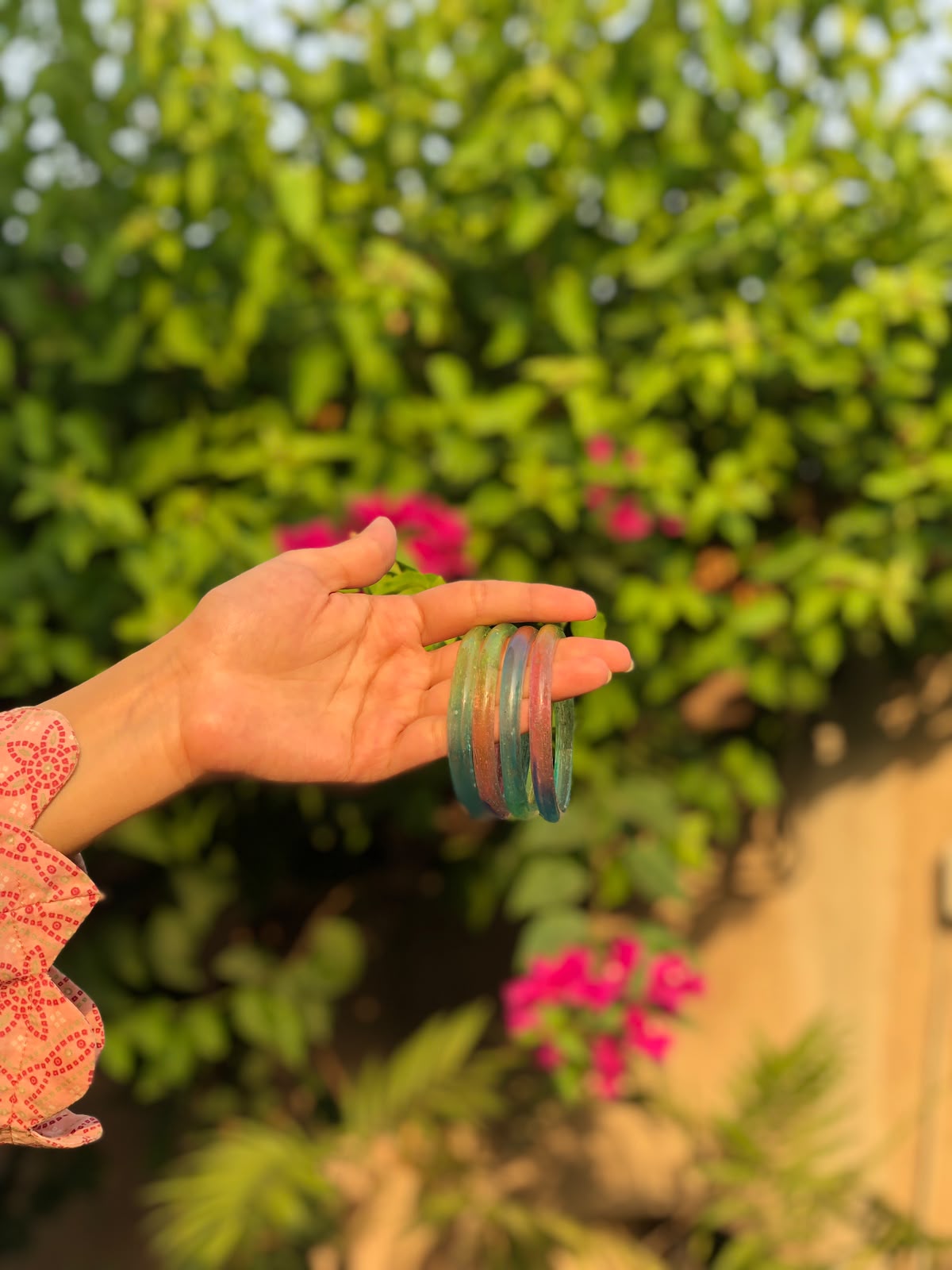 Aurora Bangle Set